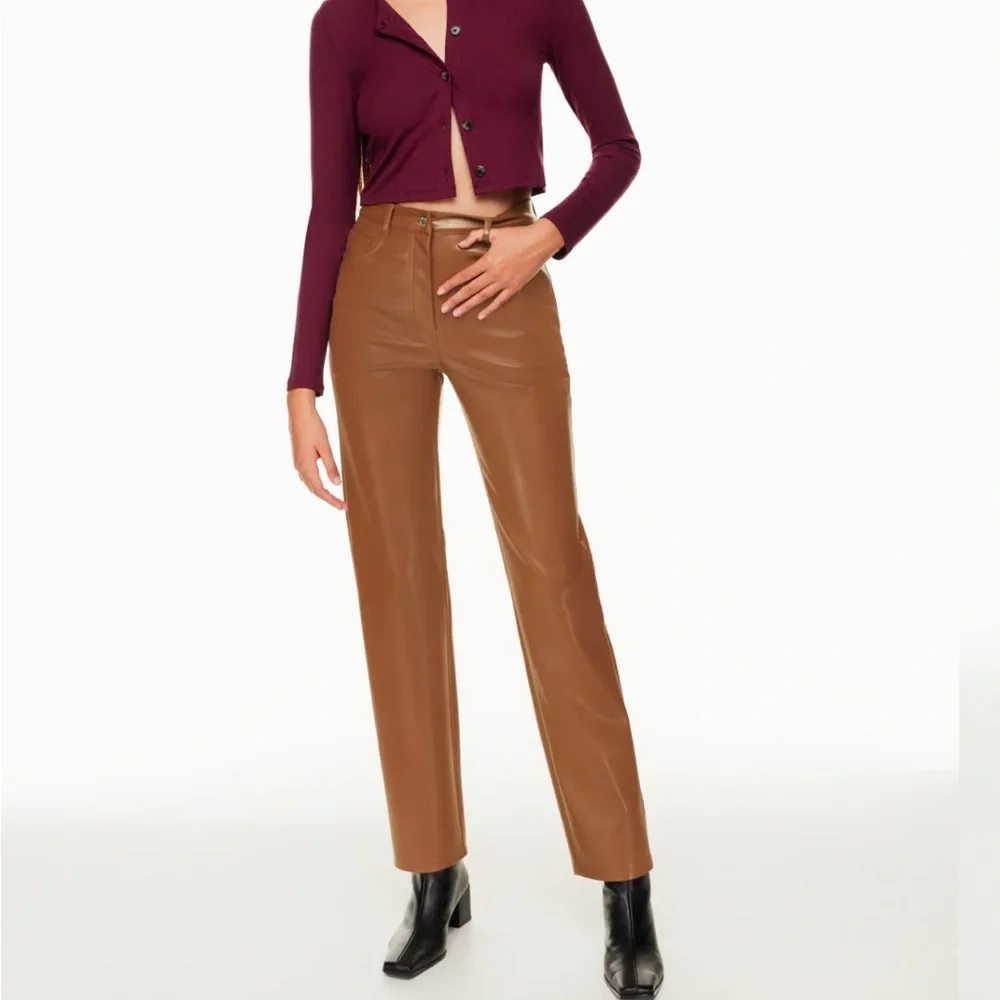 Wilfred | Melinda Vegan Leather Pant - Picture 3 of 8